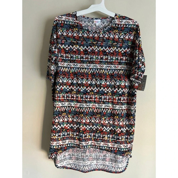 LuLaRoe Women’s Irma Tunic T-Shirt Top Size XS Floral - Picture 1 of 6